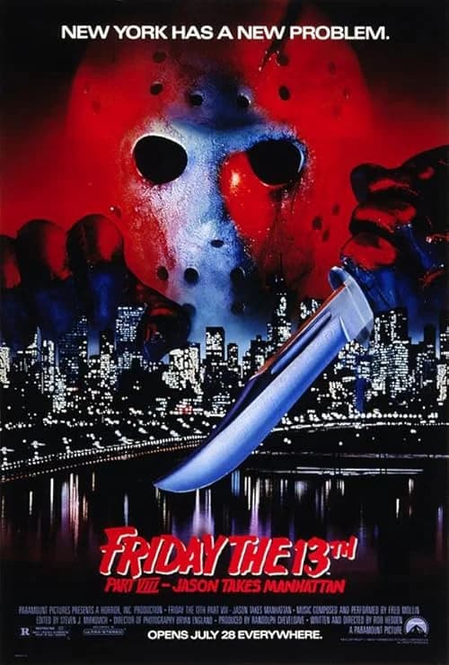 Friday the 13th Part VIII: Jason Takes Manhattan film posteri