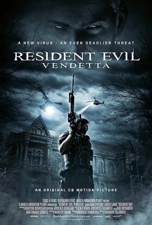 Resident Evil: Vendetta film posteri